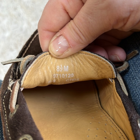 Sperry Top-Sider Women's Suede/Leather Boat Shoe 9710120 F-6 CH08~Brown~Sz 8.5 - Picture 4 of 9